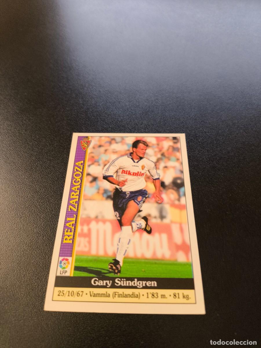 Cromos de F&uacute;tbol: 153 Sundgren REAL ZARAGOZA MUNDICROMO FICHAS LIGA 1999 2000 99 00 NO PANINI ESTE