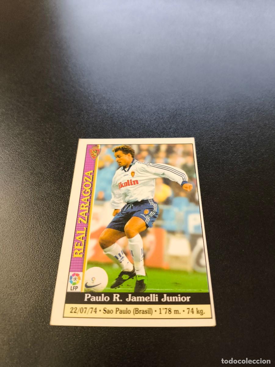 Cromos de F&uacute;tbol: 160 Jamelli REAL ZARAGOZA MUNDICROMO FICHAS LIGA 1999 2000 99 00 NO PANINI ESTE