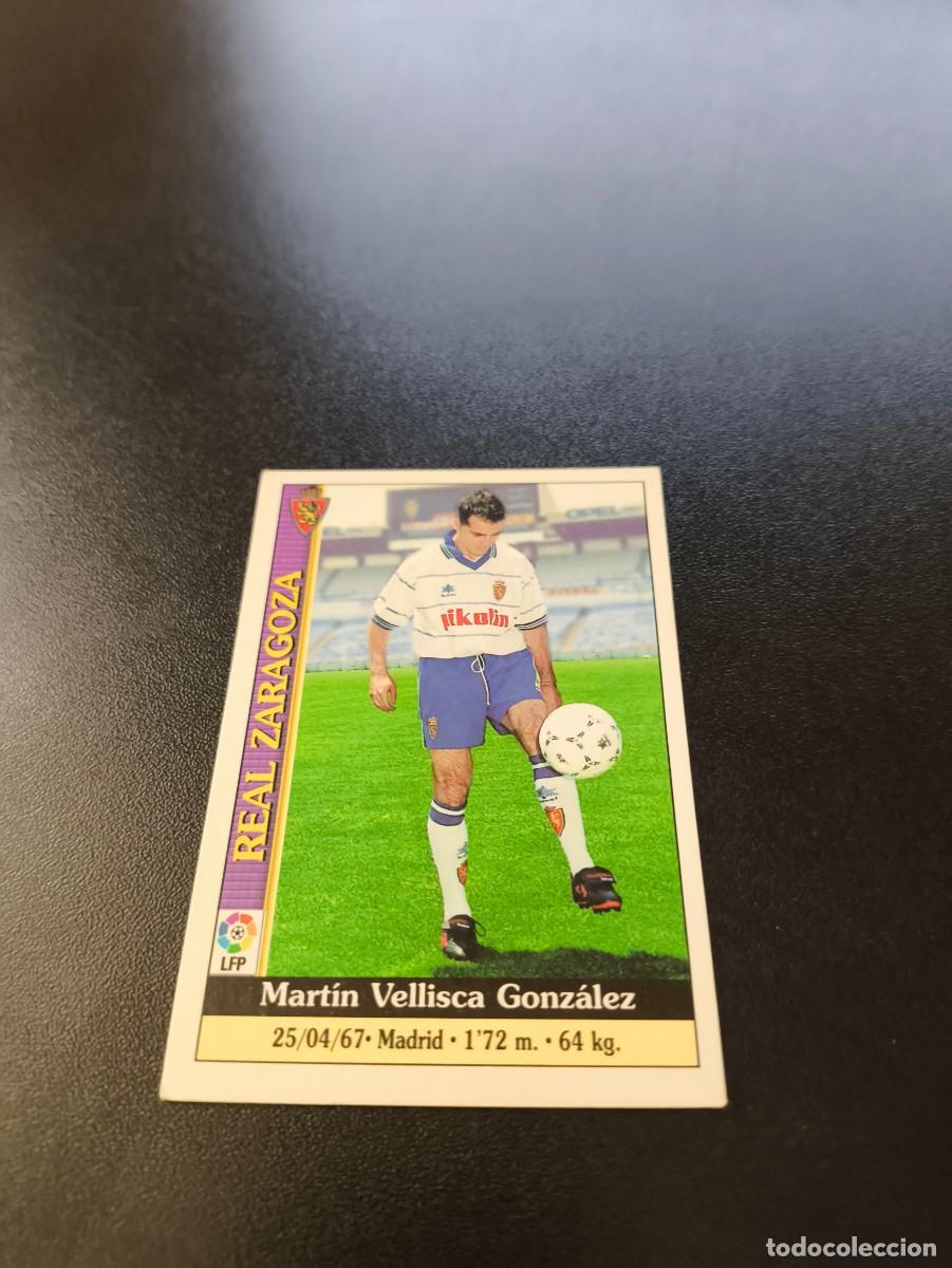 Cromos de F&uacute;tbol: 161 Vellisca REAL ZARAGOZA MUNDICROMO FICHAS LIGA 1999 2000 99 00 NO PANINI ESTE