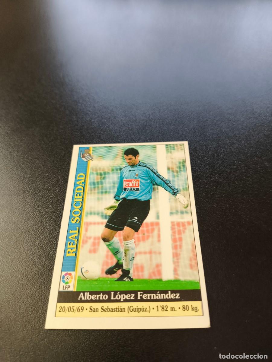 Cromos de F&uacute;tbol: 165 Alberto REAL SOCIEDAD MUNDICROMO FICHAS LIGA 1999 2000 99 00 NO PANINI ESTE