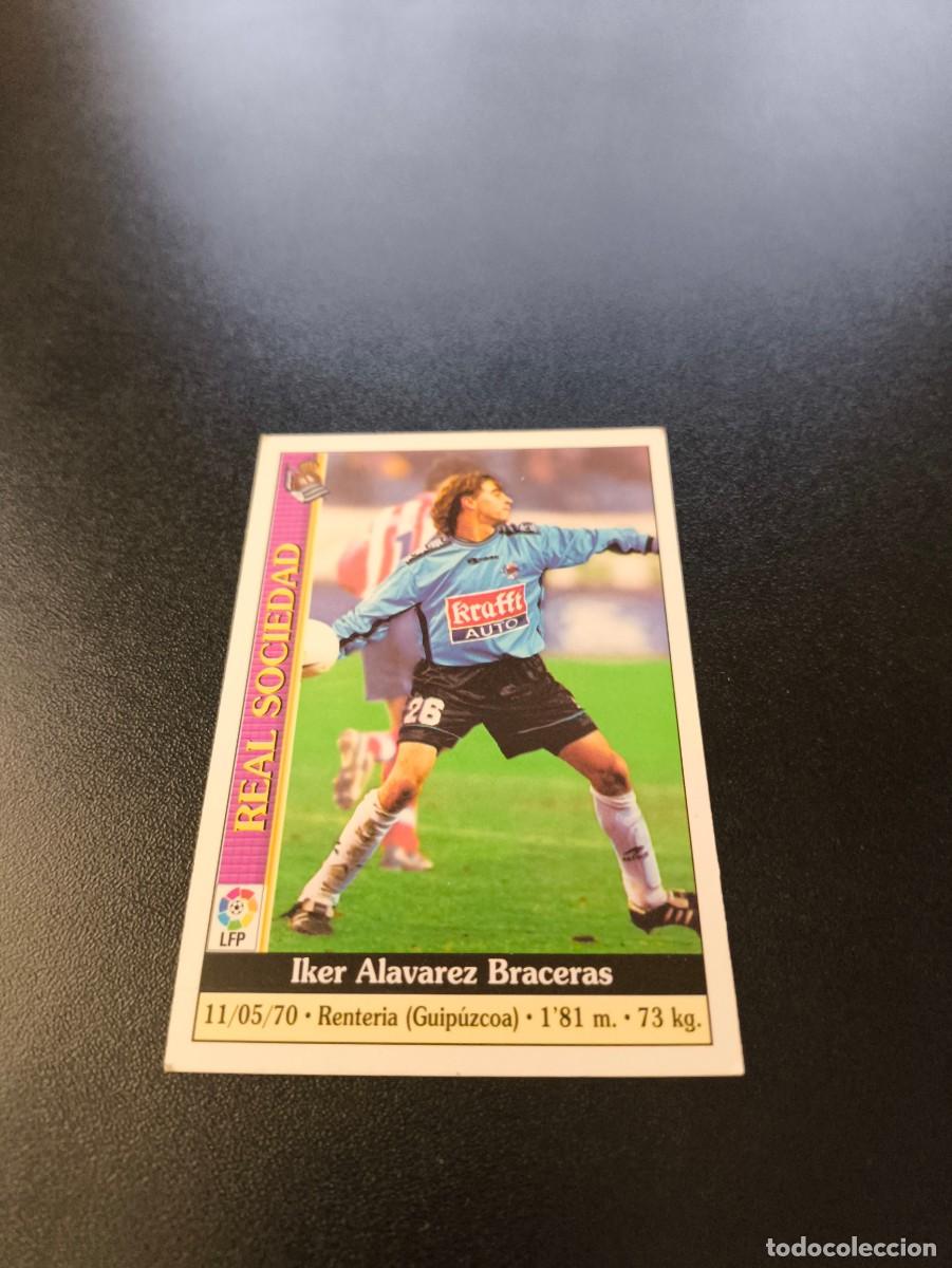 Cromos de Futebol: 166 Iker Alvarez REAL SOCIEDAD MUNDICROMO FICHAS LIGA 1999 2000 99 00 NO PANINI ESTE