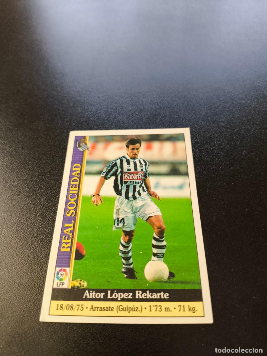 Cromos de Futebol: 167 Lopez Rekarte REAL SOCIEDAD MUNDICROMO FICHAS LIGA 1999 2000 99 00 NO PANINI ESTE
