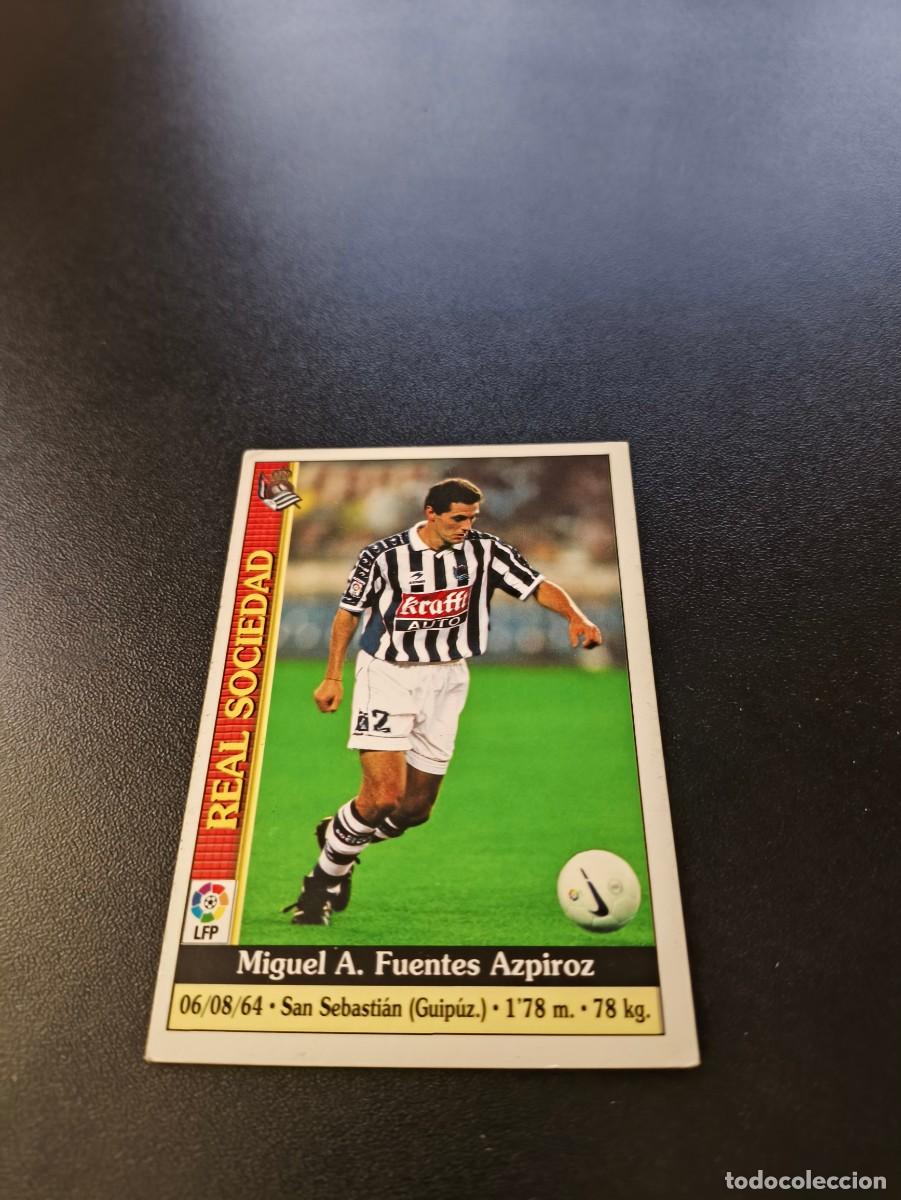 Cromos de Futebol: 168 Fuentes REAL SOCIEDAD MUNDICROMO FICHAS LIGA 1999 2000 99 00 NO PANINI ESTE