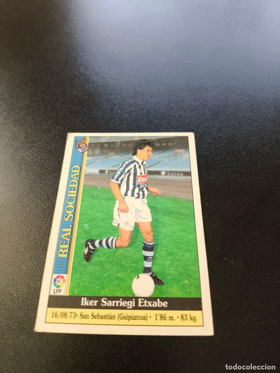 Cromos de Futebol: 173 Sarriegi REAL SOCIEDAD MUNDICROMO FICHAS LIGA 1999 2000 99 00 NO PANINI ESTE