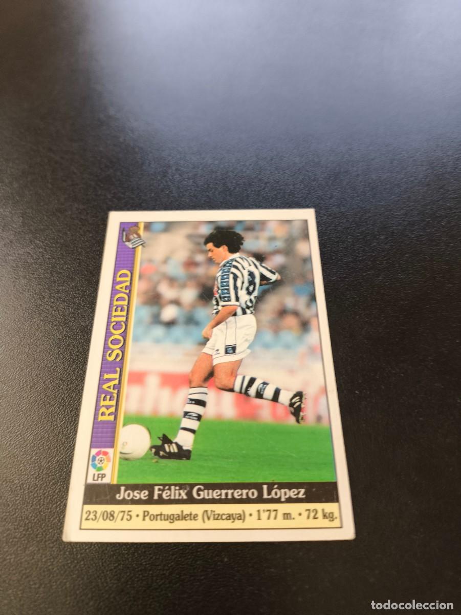 Cromos de Futebol: 175 Guerrero REAL SOCIEDAD MUNDICROMO FICHAS LIGA 1999 2000 99 00 NO PANINI ESTE