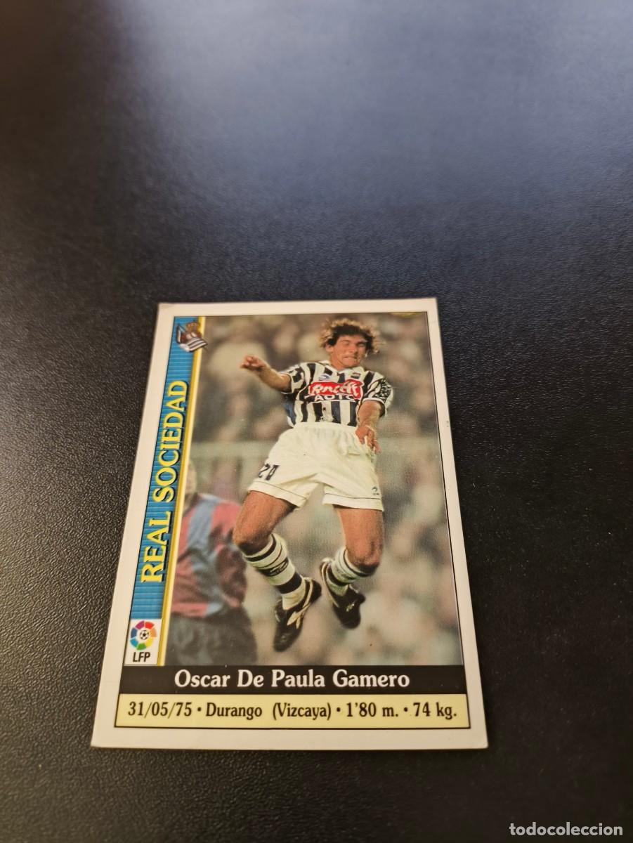 Cromos de F&uacute;tbol: 177 De Paula REAL SOCIEDAD MUNDICROMO FICHAS LIGA 1999 2000 99 00 NO PANINI ESTE