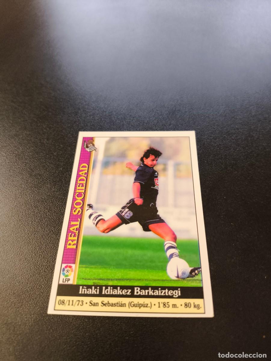 Cromos de F&uacute;tbol: 178 Idiakez REAL SOCIEDAD MUNDICROMO FICHAS LIGA 1999 2000 99 00 NO PANINI ESTE