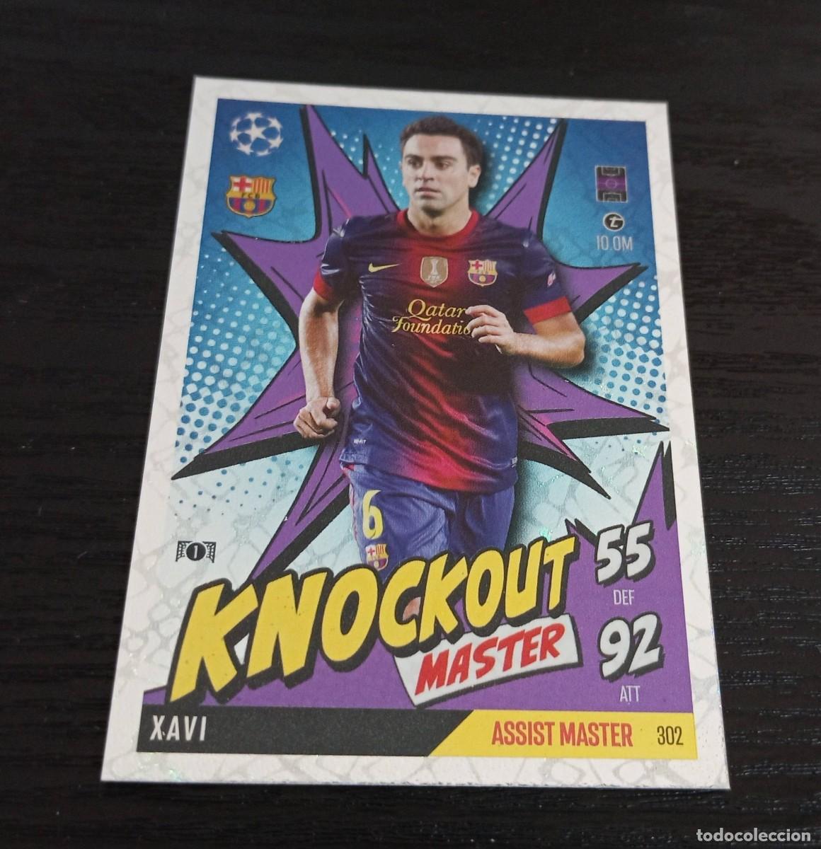 Cromos de F&uacute;tbol: -TOPPS MATCH ATTAX 24-25 EXTRA : 302 XAVI ( BARCELONA ) -- KNOCKOUT MASTER --