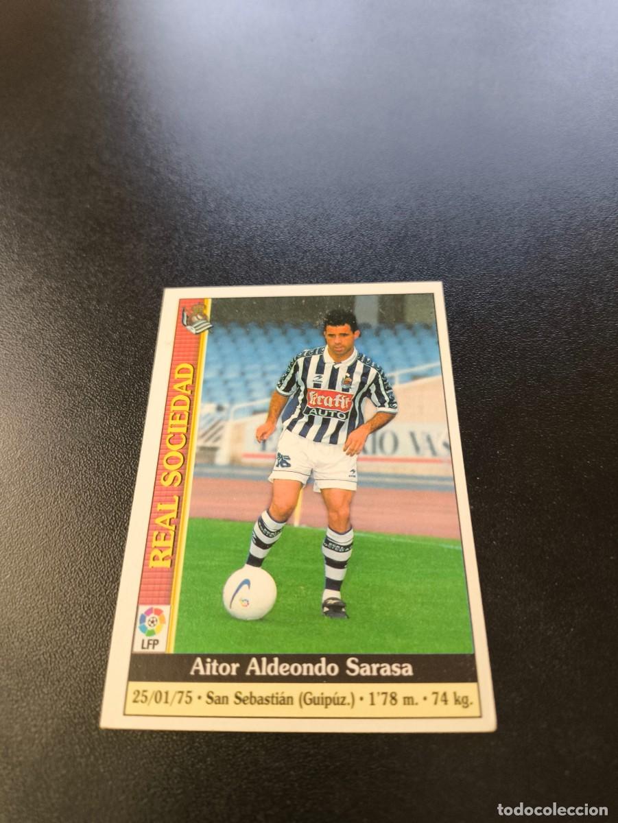 Cromos de F&uacute;tbol: 180 Aldeondo REAL SOCIEDAD MUNDICROMO FICHAS LIGA 1999 2000 99 00 NO PANINI ESTE