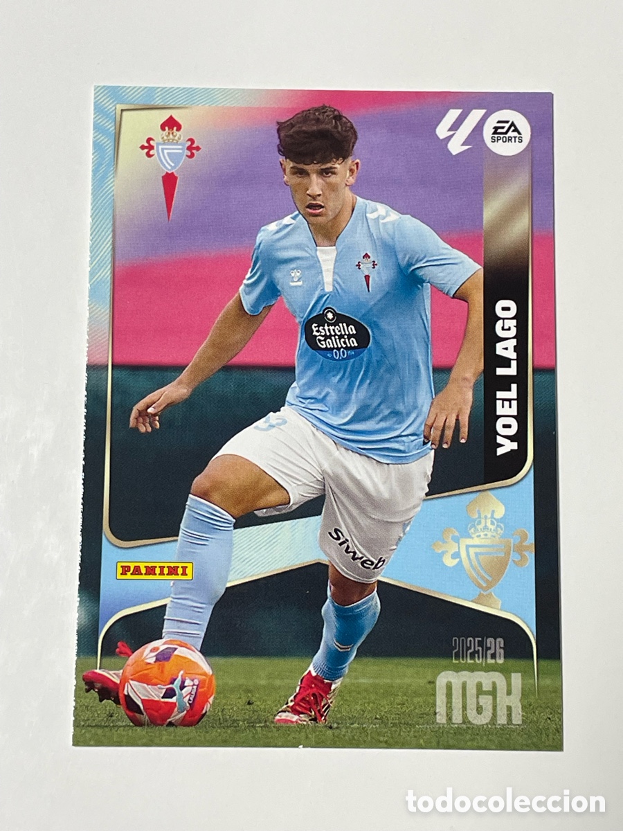 Cromos de F&uacute;tbol: Yoel Lago Celta de Vigo Panini Megacracks 2025/26 #115