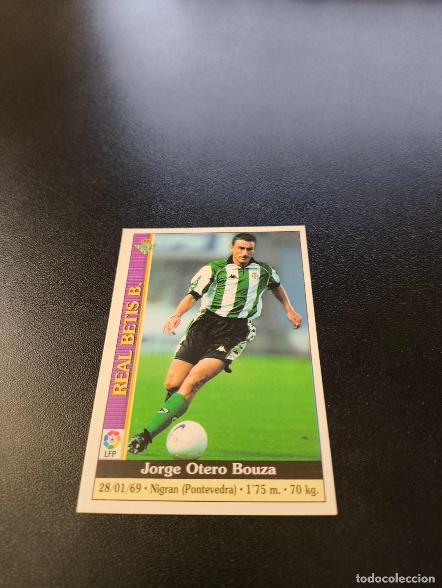 Cromos de F&uacute;tbol: 185 Otero REAL BETIS MUNDICROMO FICHAS LIGA 1999 2000 99 00 NO PANINI ESTE
