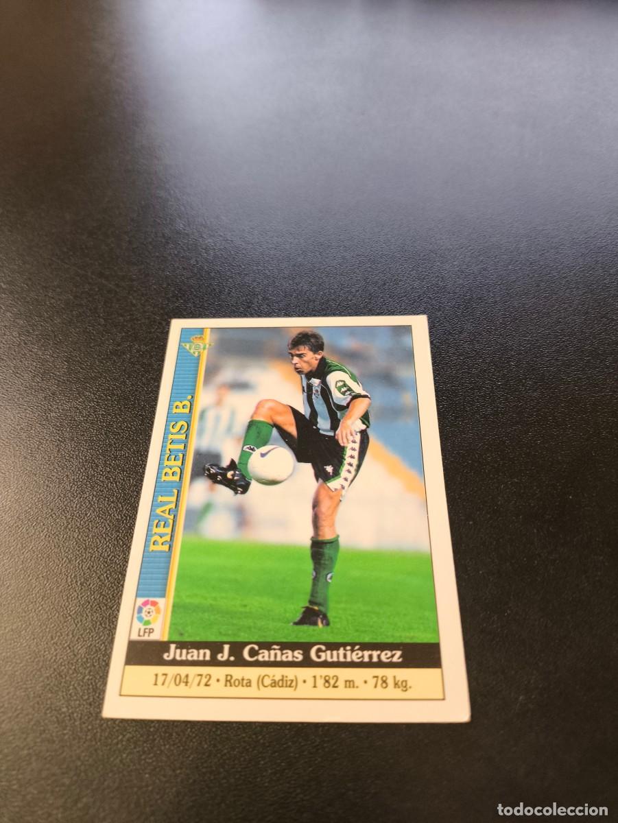 Cromos de F&uacute;tbol: 187 Ca&ntilde;as ALTA REAL BETIS MUNDICROMO FICHAS LIGA 1999 2000 99 00 NO PANINI ESTE