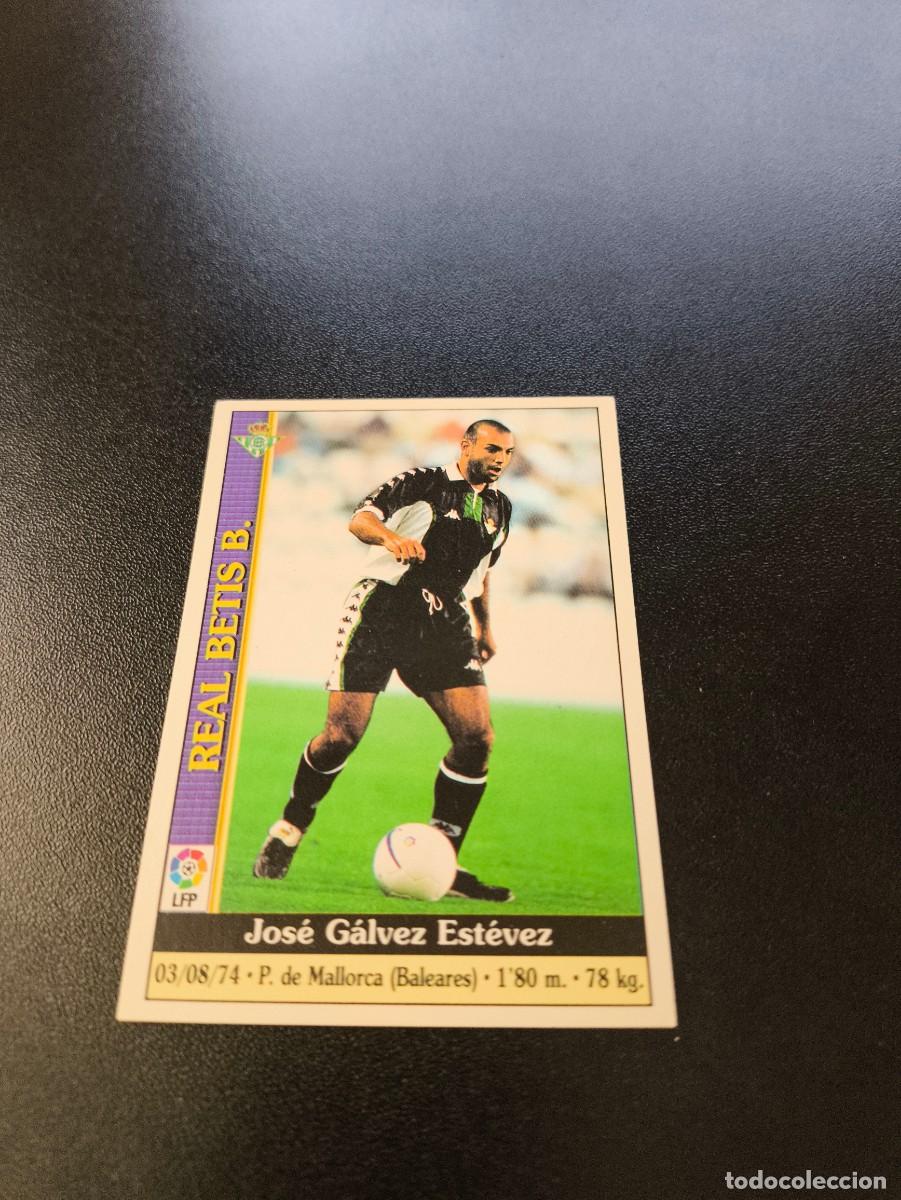 Cromos de F&uacute;tbol: 189 G&aacute;lvez REAL BETIS MUNDICROMO FICHAS LIGA 1999 2000 99 00 NO PANINI ESTE