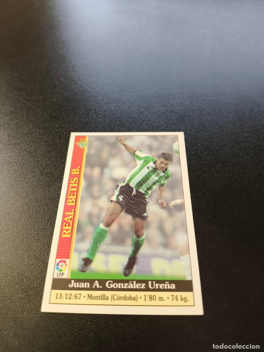 Cromos de F&uacute;tbol: 194 Ure&ntilde;a ALTA REAL BETIS MUNDICROMO FICHAS LIGA 1999 2000 99 00 NO PANINI ESTE