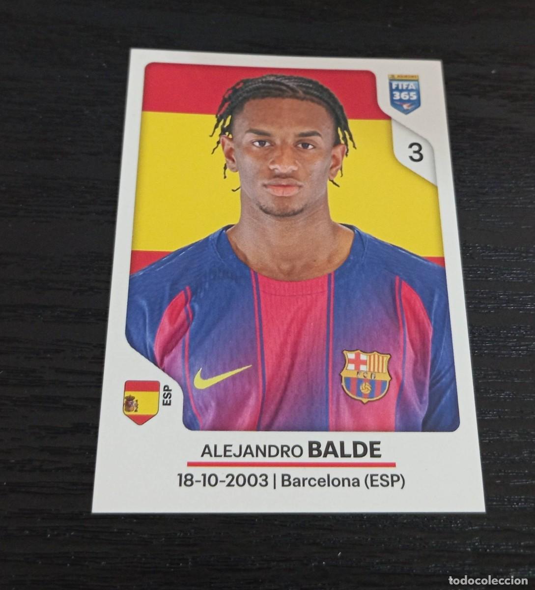Cromos de F&uacute;tbol: -PANINI FIFA 365 2026 : 482 ALEJANDRO BALDE ( BARCELONA )