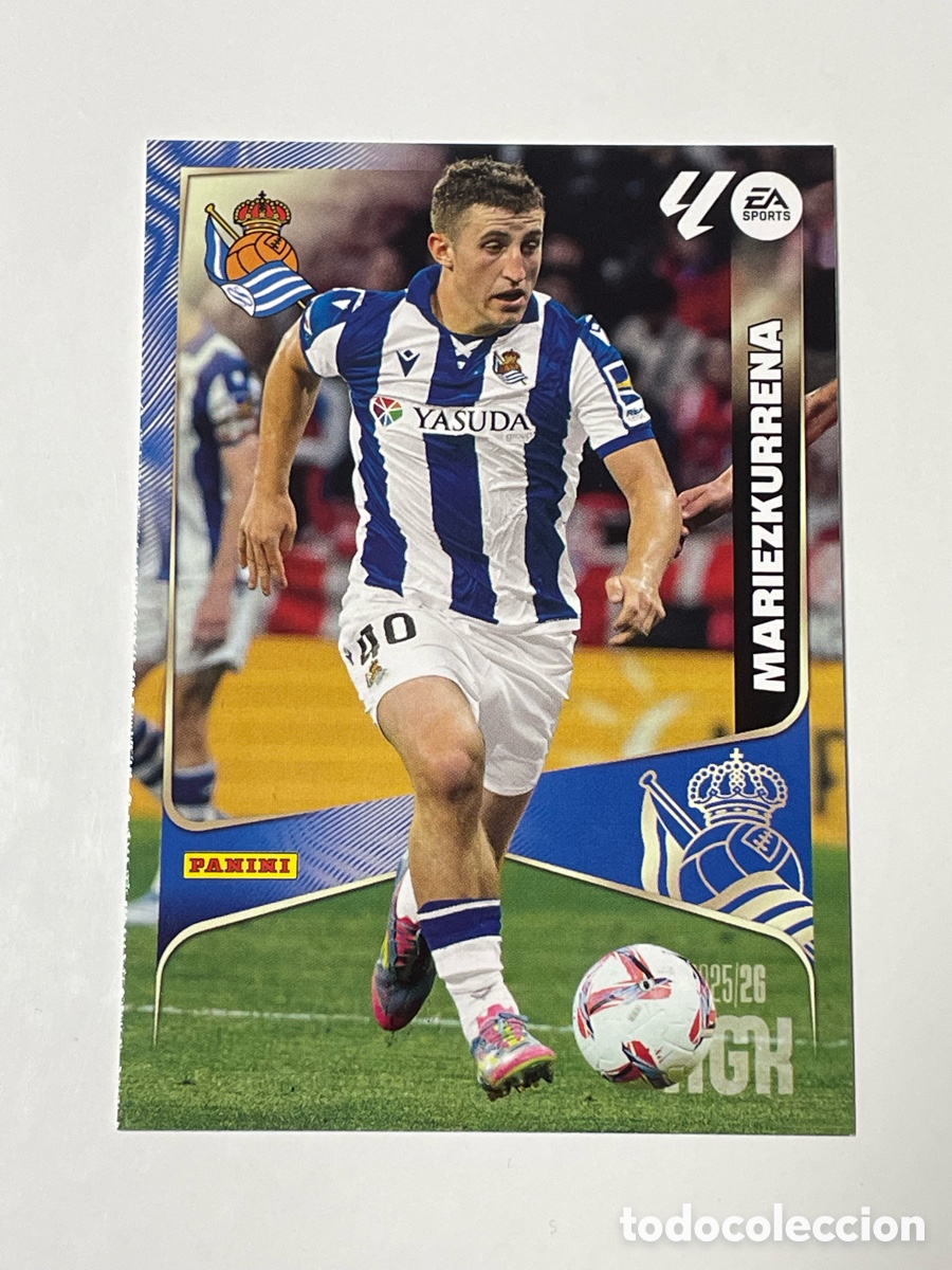 Cromos de F&uacute;tbol: Arkaitz Mariezkurrena Real Sociedad Panini Megacracks 2025/26 #324