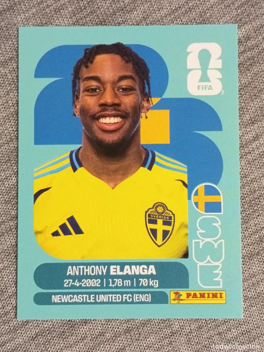 Cromos de F&uacute;tbol: ELANGA SWE 18 STICKER MUNDIAL 2026 PANINI FIFA WORLD CUP NUEVO