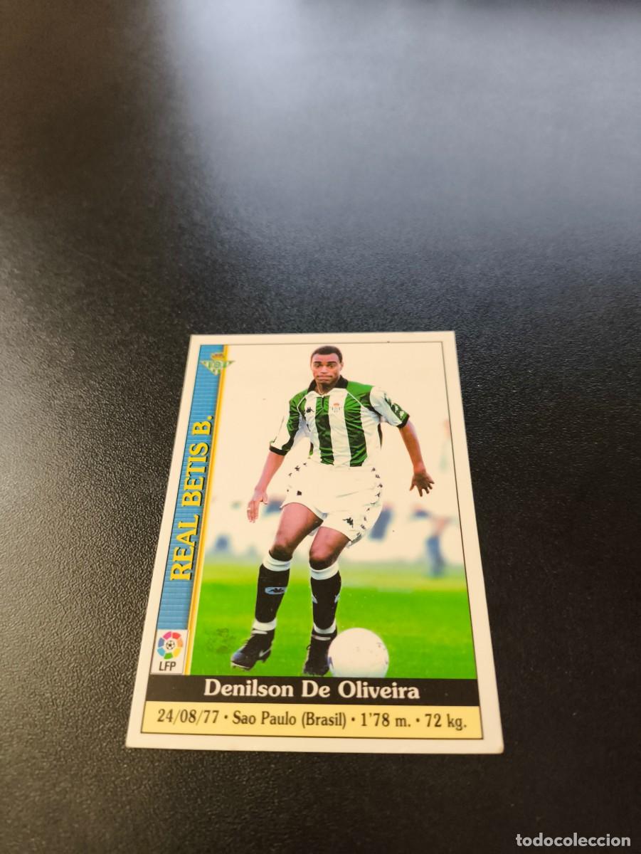 Cromos de F&uacute;tbol: 195 Denilson REAL BETIS MUNDICROMO FICHAS LIGA 1999 2000 99 00 NO PANINI ESTE