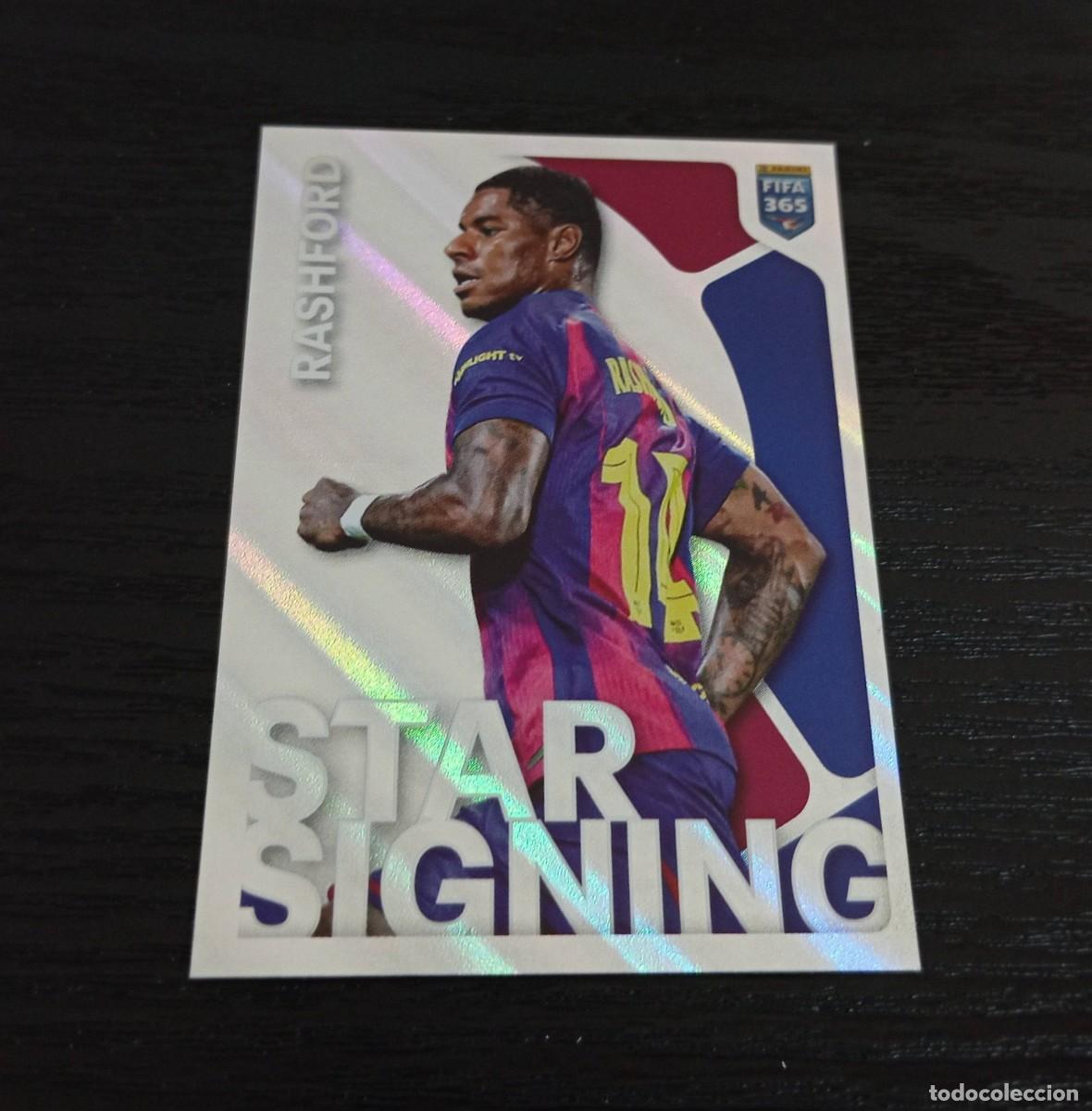 Football Stickers: -PANINI FIFA 365 2026 : 490 RASHFORD ( BARCELONA ) -- STAR SIGNING --