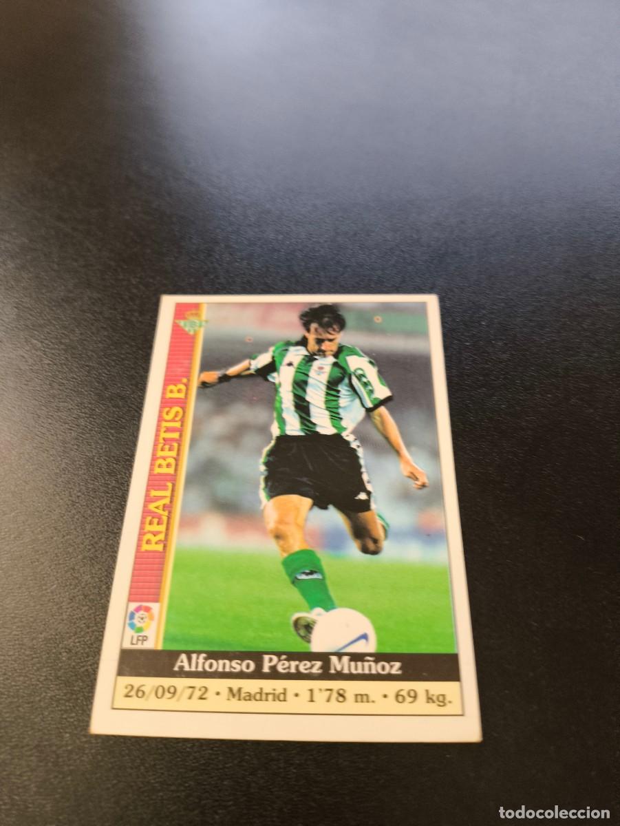 Football Stickers: 198 Alfonso REAL BETIS MUNDICROMO FICHAS LIGA 1999 2000 99 00 NO PANINI ESTE