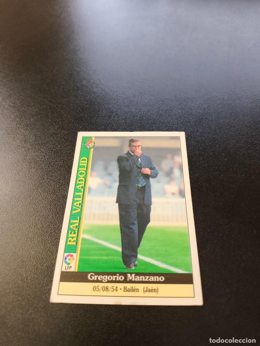 Football Stickers: 200 Gregorio Manzano VALLADOLID MUNDICROMO FICHAS LIGA 1999 2000 99 00 NO PANINI ESTE