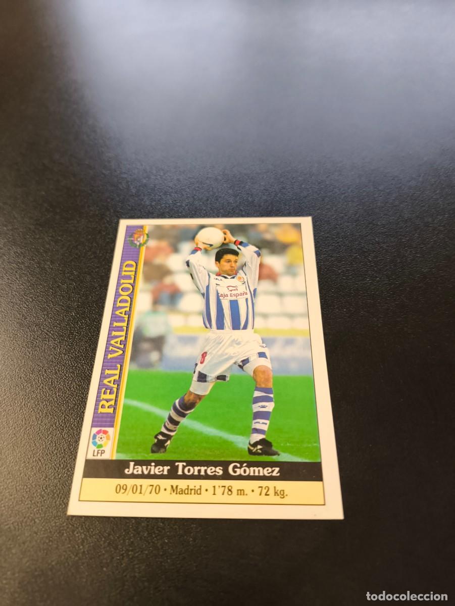 Football Stickers: 203 torres Gomez VALLADOLID MUNDICROMO FICHAS LIGA 1999 2000 99 00 NO PANINI ESTE
