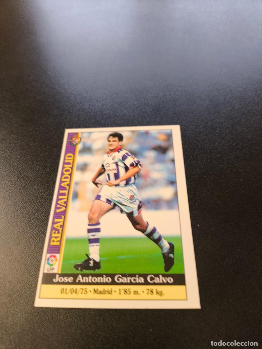 Football Stickers: 205 Garcia Calvo ALTA VALLADOLID MUNDICROMO FICHAS LIGA 1999 2000 99 00 NO PANINI ESTE