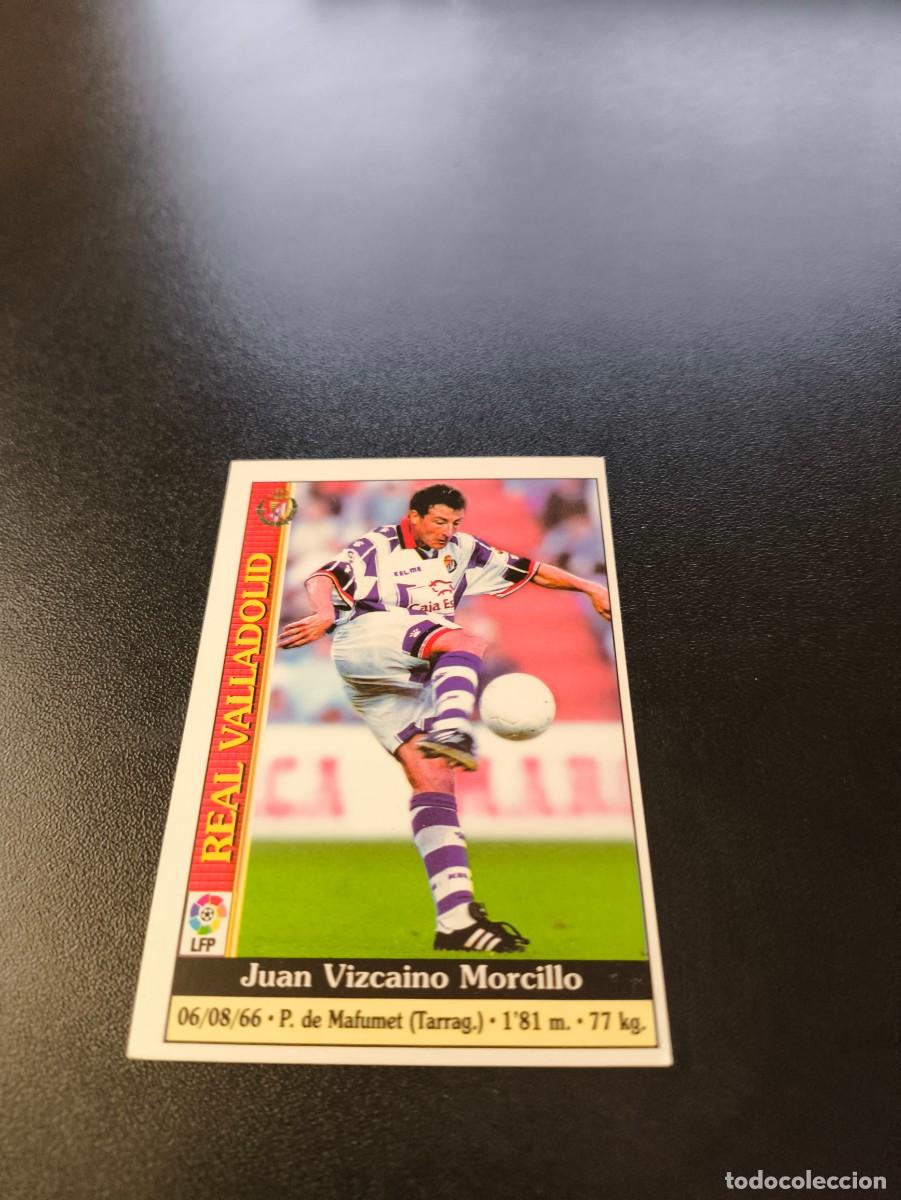 Cromos de F&uacute;tbol: 212 Vizcaino VALLADOLID MUNDICROMO FICHAS LIGA 1999 2000 99 00 NO PANINI ESTE