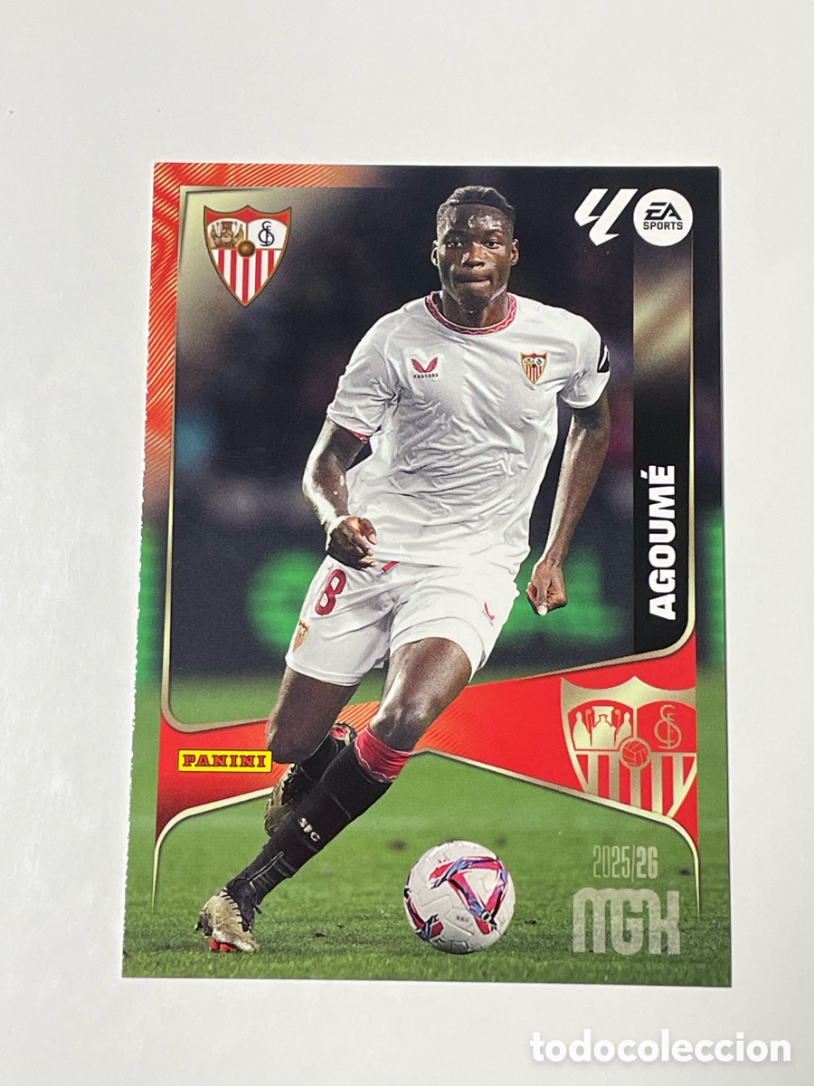 Cromos de F&uacute;tbol: Lucien Agoum&eacute; Sevilla Panini Megacracks 2025/26 #336