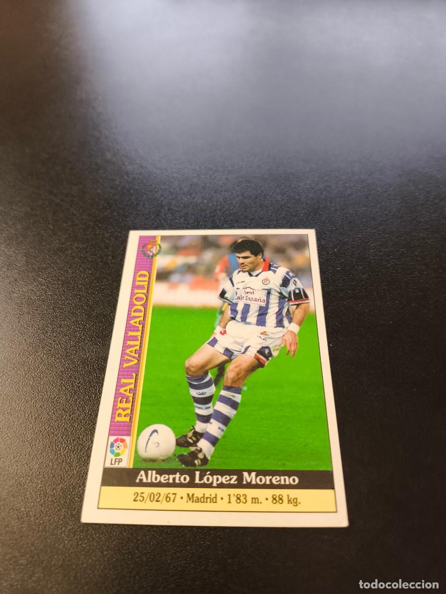 Cromos de F&uacute;tbol: 214 Alberto VALLADOLID MUNDICROMO FICHAS LIGA 1999 2000 99 00 NO PANINI ESTE