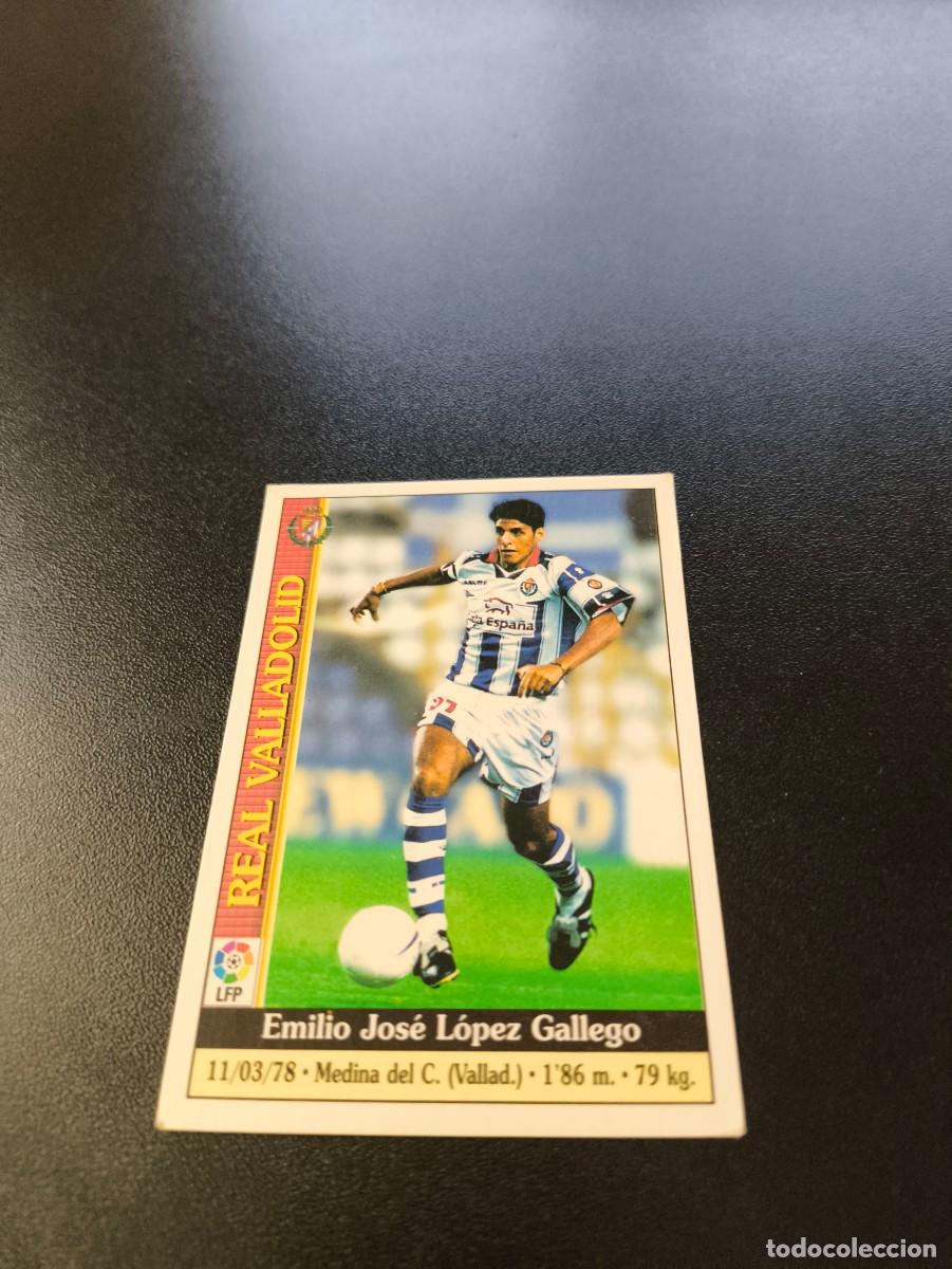 Cromos de F&uacute;tbol: 216 Emilio BAJA VALLADOLID MUNDICROMO FICHAS LIGA 1999 2000 99 00 NO PANINI ESTE