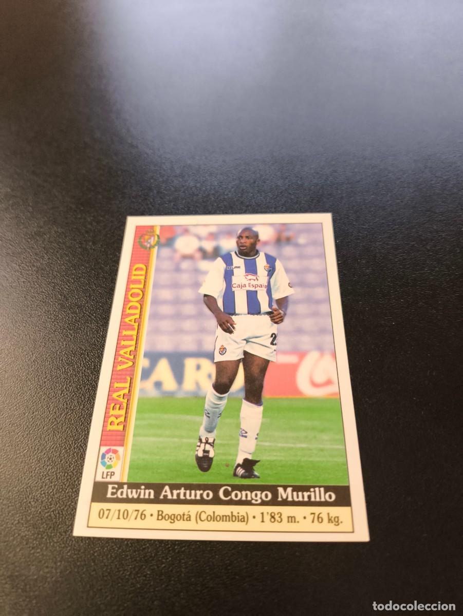 Cromos de F&uacute;tbol: 216 Congo ALTA VALLADOLID MUNDICROMO FICHAS LIGA 1999 2000 99 00 NO PANINI ESTE