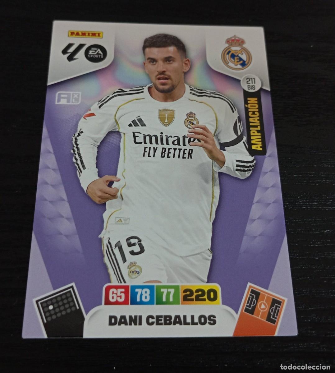 Cromos de F&uacute;tbol: -ADRENALYN 25-26 : 211 Bis DANI CEBALLOS ( REAL MADRID ) -- AMPLIACION --