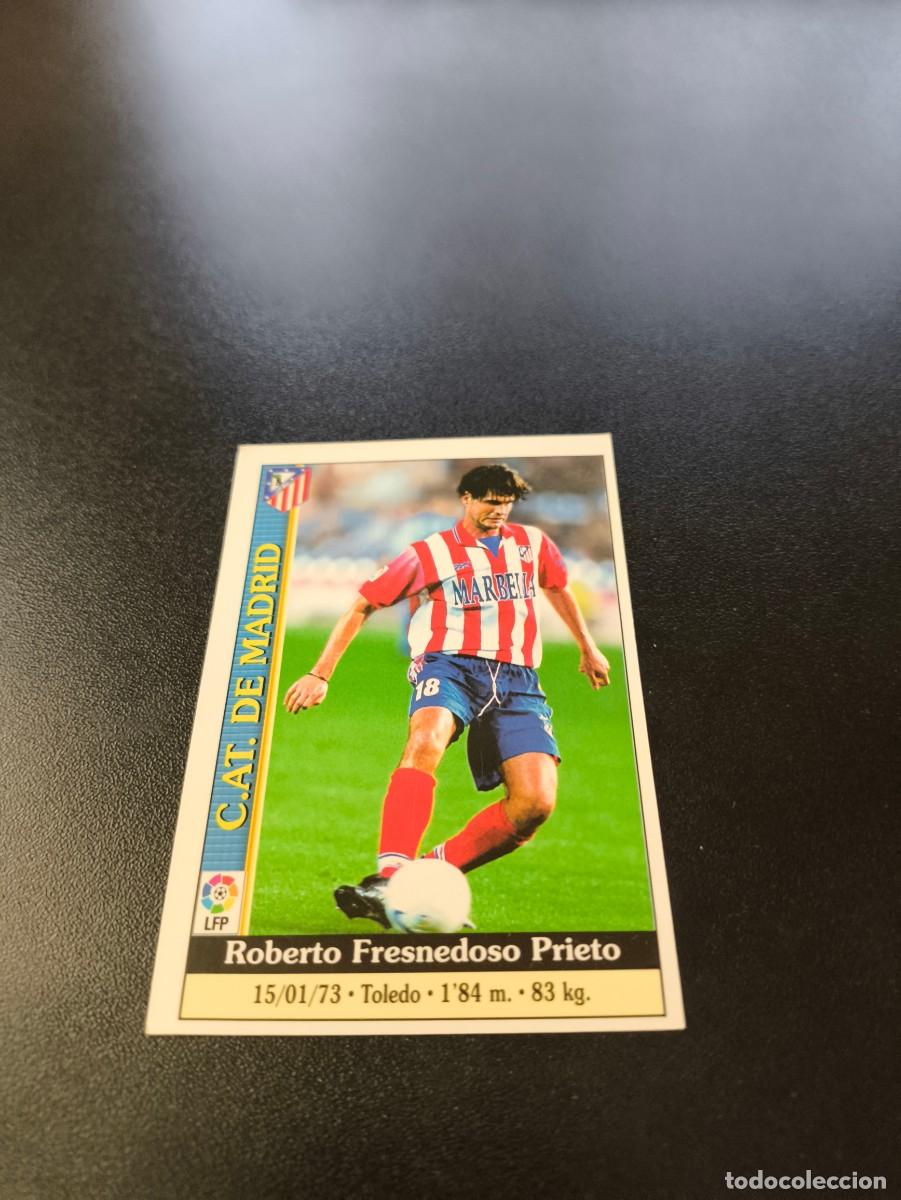 Cromos de F&uacute;tbol: 227 Roberto ATLETICO DE MADRID MUNDICROMO FICHAS LIGA 1999 2000 99 00 NO PANINI ESTE