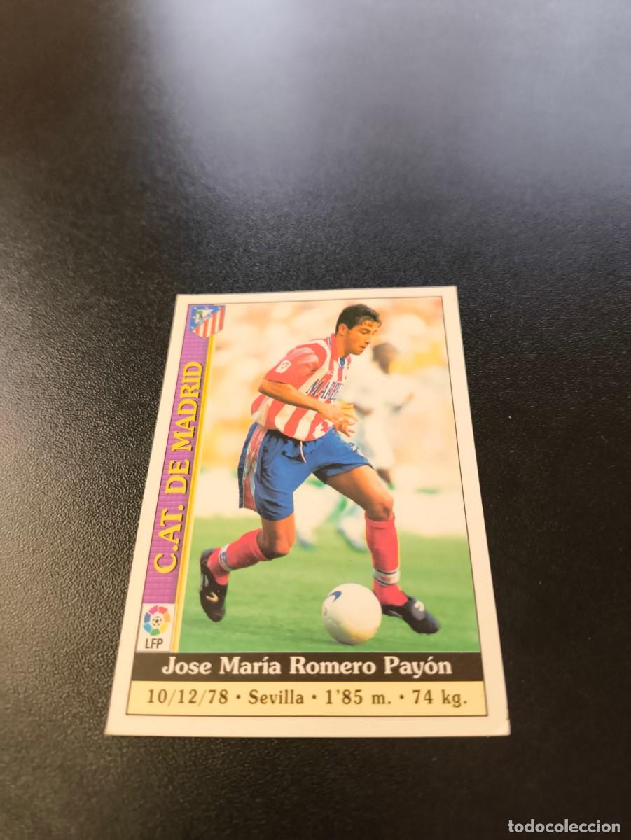 Cromos de F&uacute;tbol: 232 Jos&eacute; Mari ATLETICO DE MADRID MUNDICROMO FICHAS LIGA 1999 2000 99 00 NO PANINI ESTE
