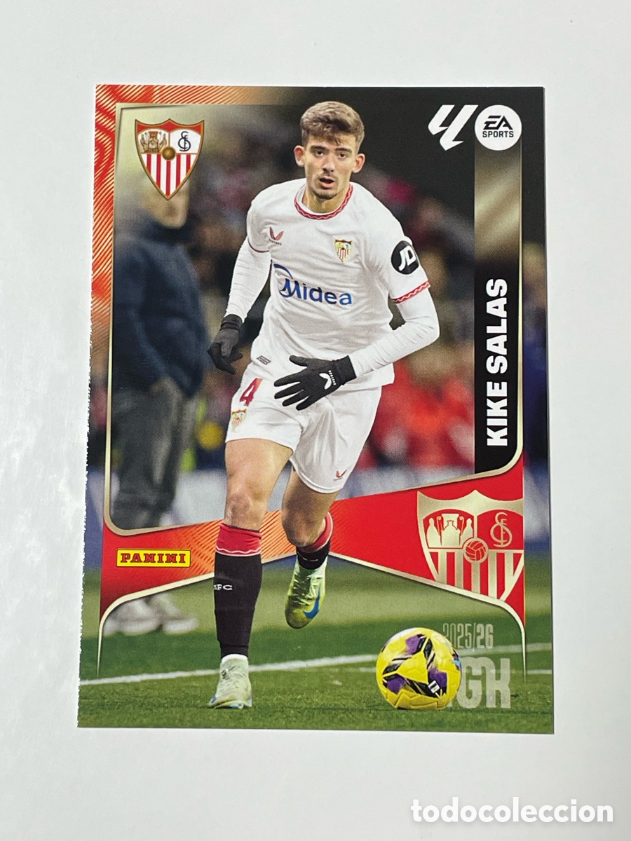 Cromos de F&uacute;tbol: Kike Salas Sevilla Panini Megacracks 2025/26 #330