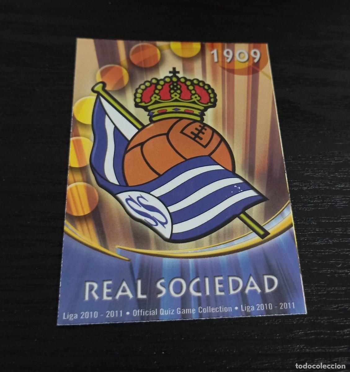 Cromos de F&uacute;tbol: -MUNDICROMO 2011 : 460 ESCUDO ( REAL SOCIEDAD ) --- BRILLO LISO --