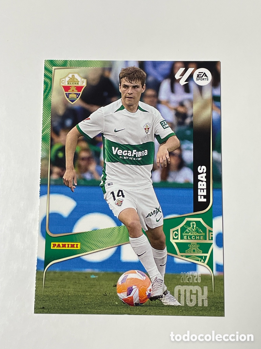 Cromos de F&uacute;tbol: Aleix Febas Elche Panini Megacracks 2025/26 #136