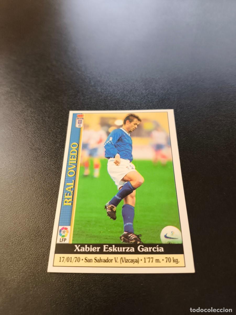Cromos de F&uacute;tbol: 240 Eskurza ERROR OVIEDO MUNDICROMO FICHAS LIGA 1999 2000 99 00 NO PANINI ESTE
