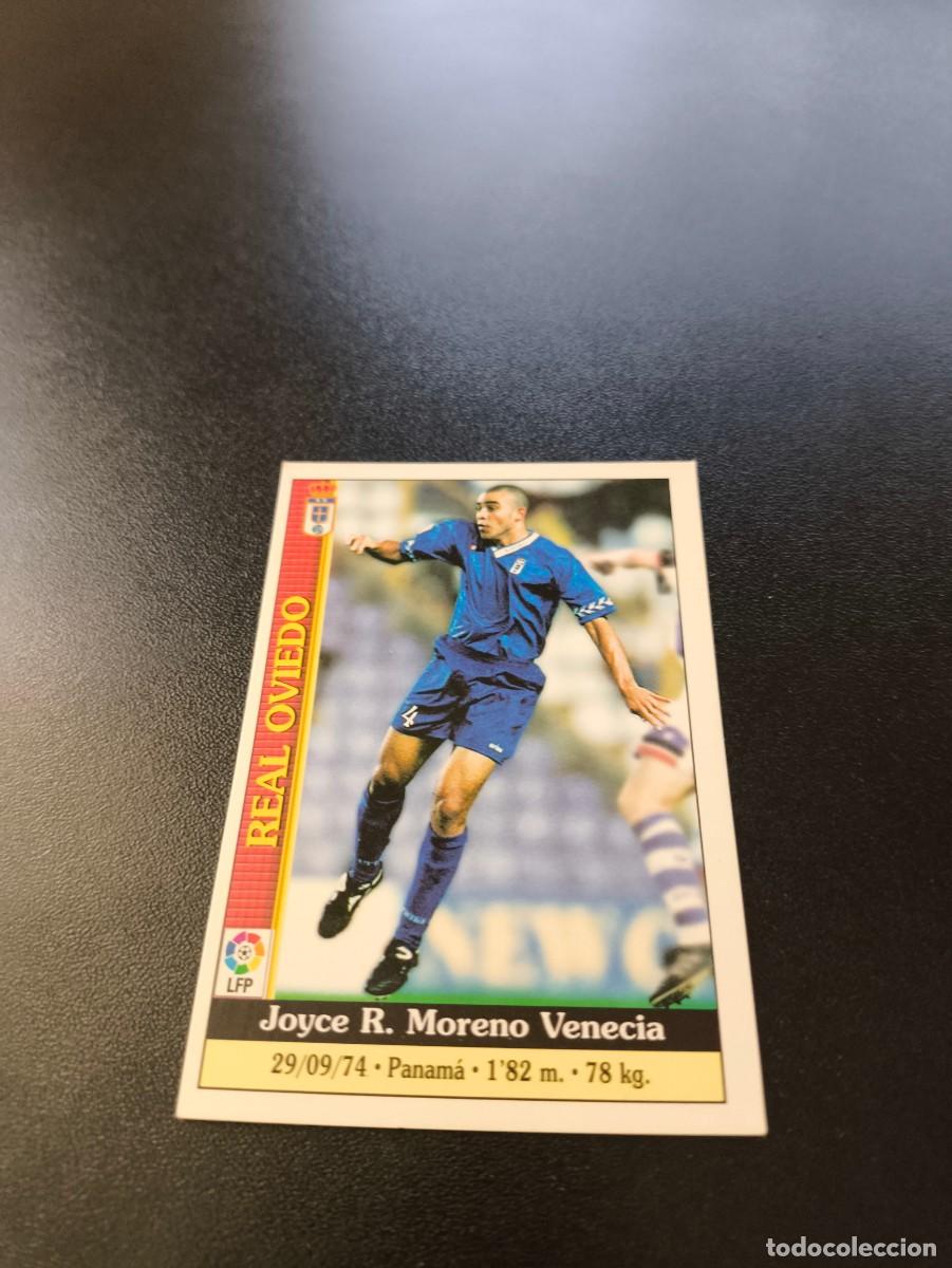 Cromos de F&uacute;tbol: 244 Moreno OVIEDO MUNDICROMO FICHAS LIGA 1999 2000 99 00 NO PANINI ESTE