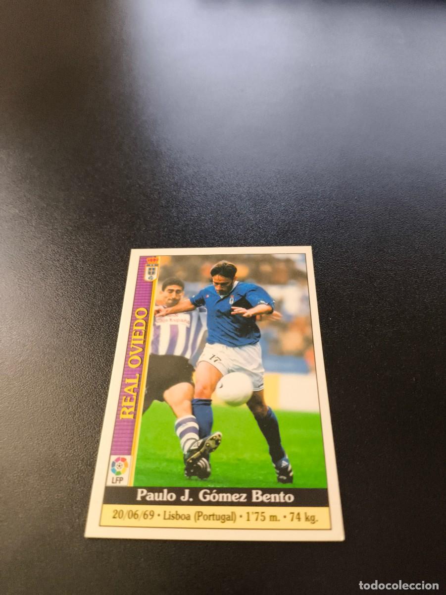 Cromos de F&uacute;tbol: 246 Paulo Bento OVIEDO MUNDICROMO FICHAS LIGA 1999 2000 99 00 NO PANINI ESTE