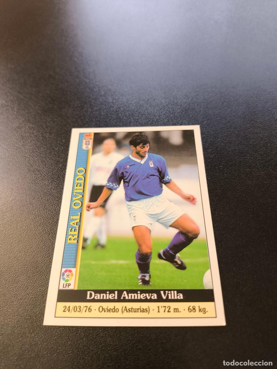 Cromos de F&uacute;tbol: 249 Amieva OVIEDO MUNDICROMO FICHAS LIGA 1999 2000 99 00 NO PANINI ESTE