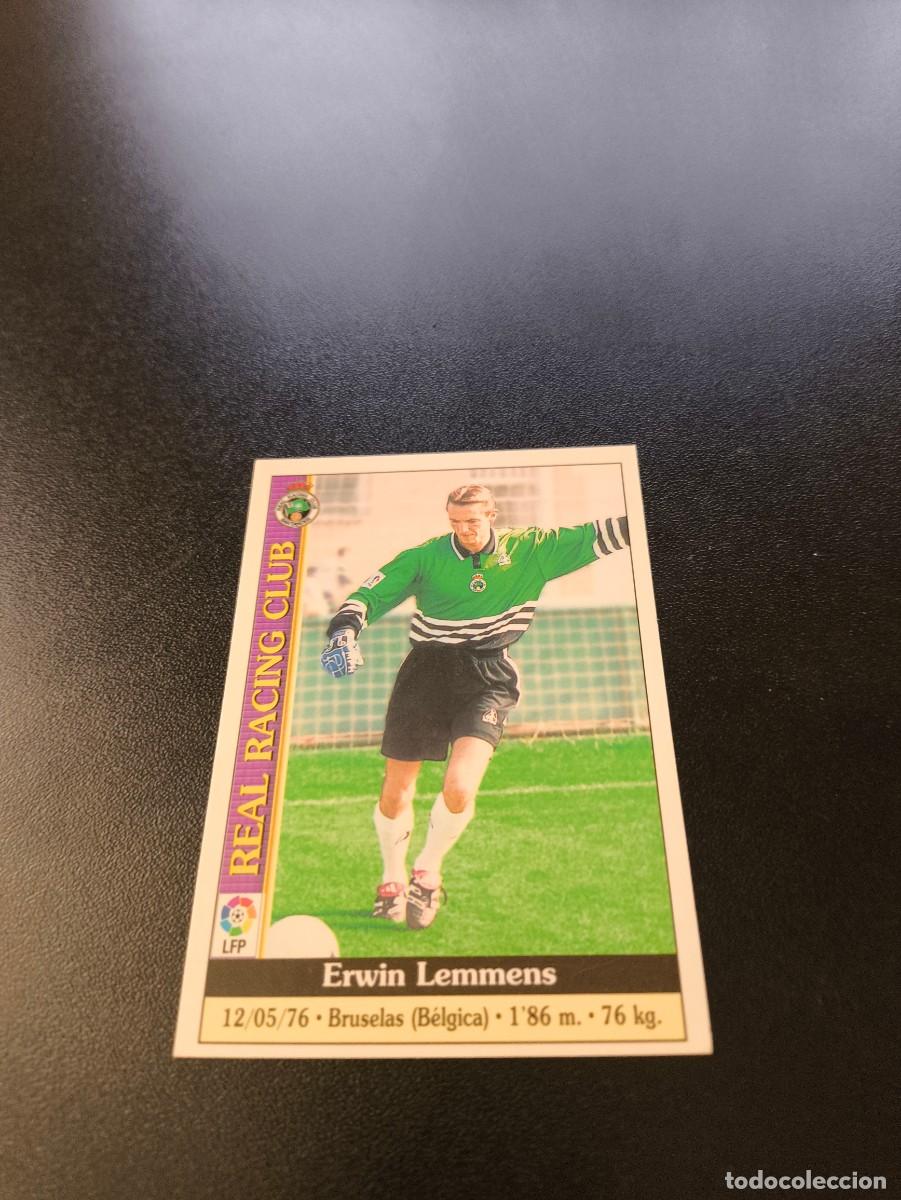 Cromos de F&uacute;tbol: 256 Lemmens RACING DE SANTANDER MUNDICROMO FICHAS LIGA 1999 2000 99 00 NO PANINI ESTE