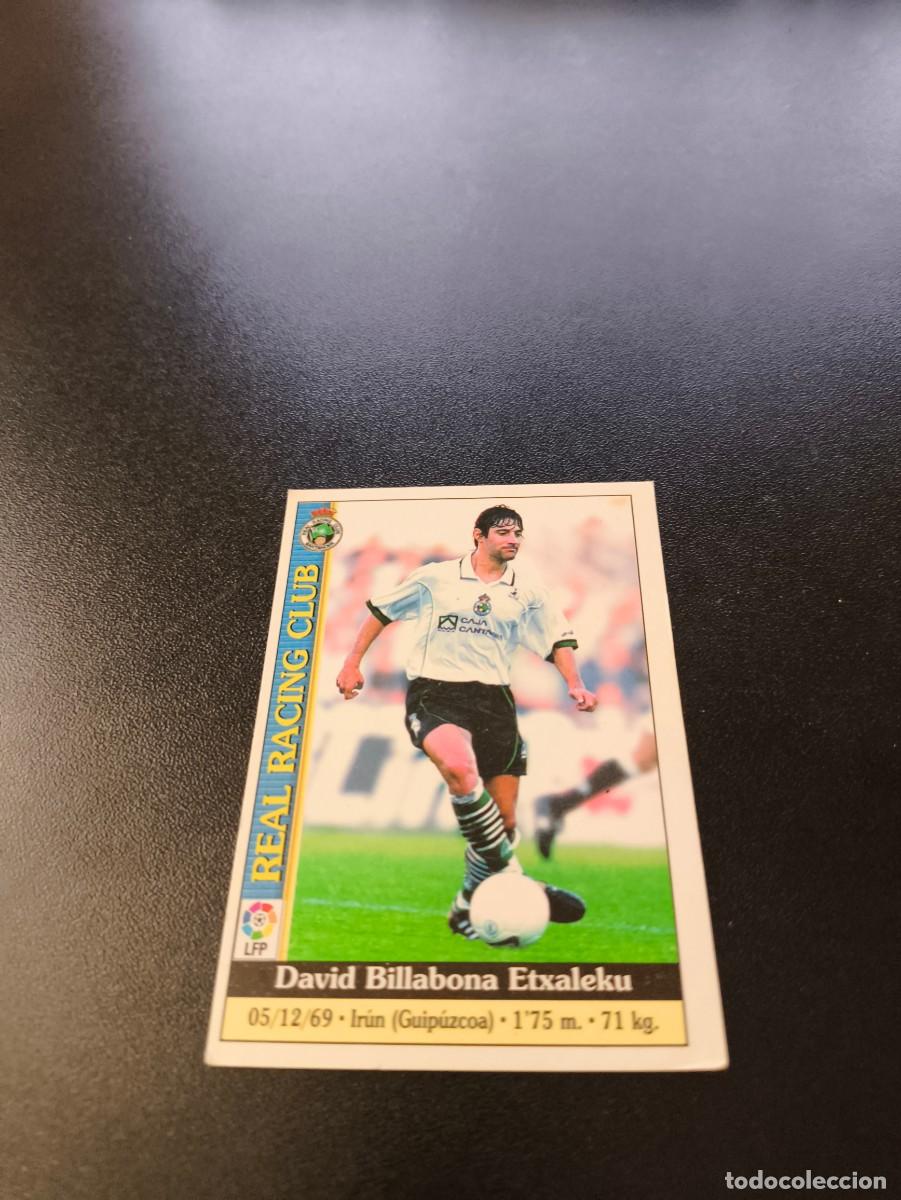 Cromos de F&uacute;tbol: 263 Billabona RACING DE SANTANDER MUNDICROMO FICHAS LIGA 1999 2000 99 00 NO PANINI ESTE