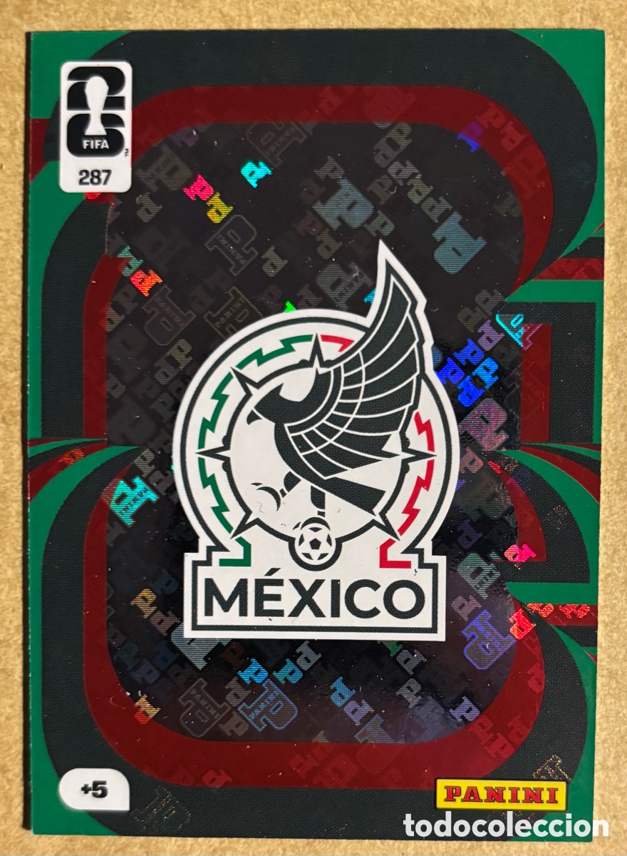 Cromos de F&uacute;tbol: ESCUDO M&Eacute;XICO. CARTA PANINI ANDRENALYN FIFA WORLD CUP 2026. #287.