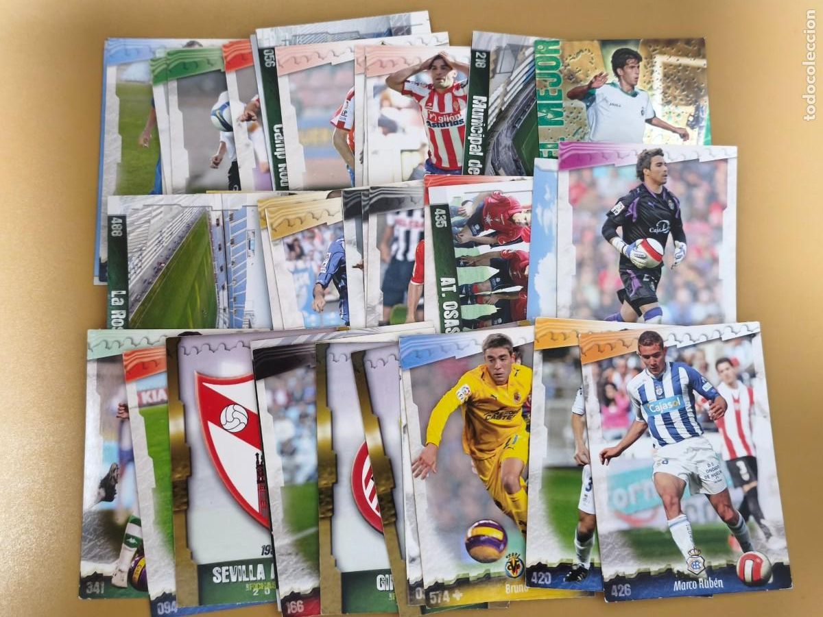 Cartes &agrave; collectionner de Football: liga 2009, contiene 40 cromos