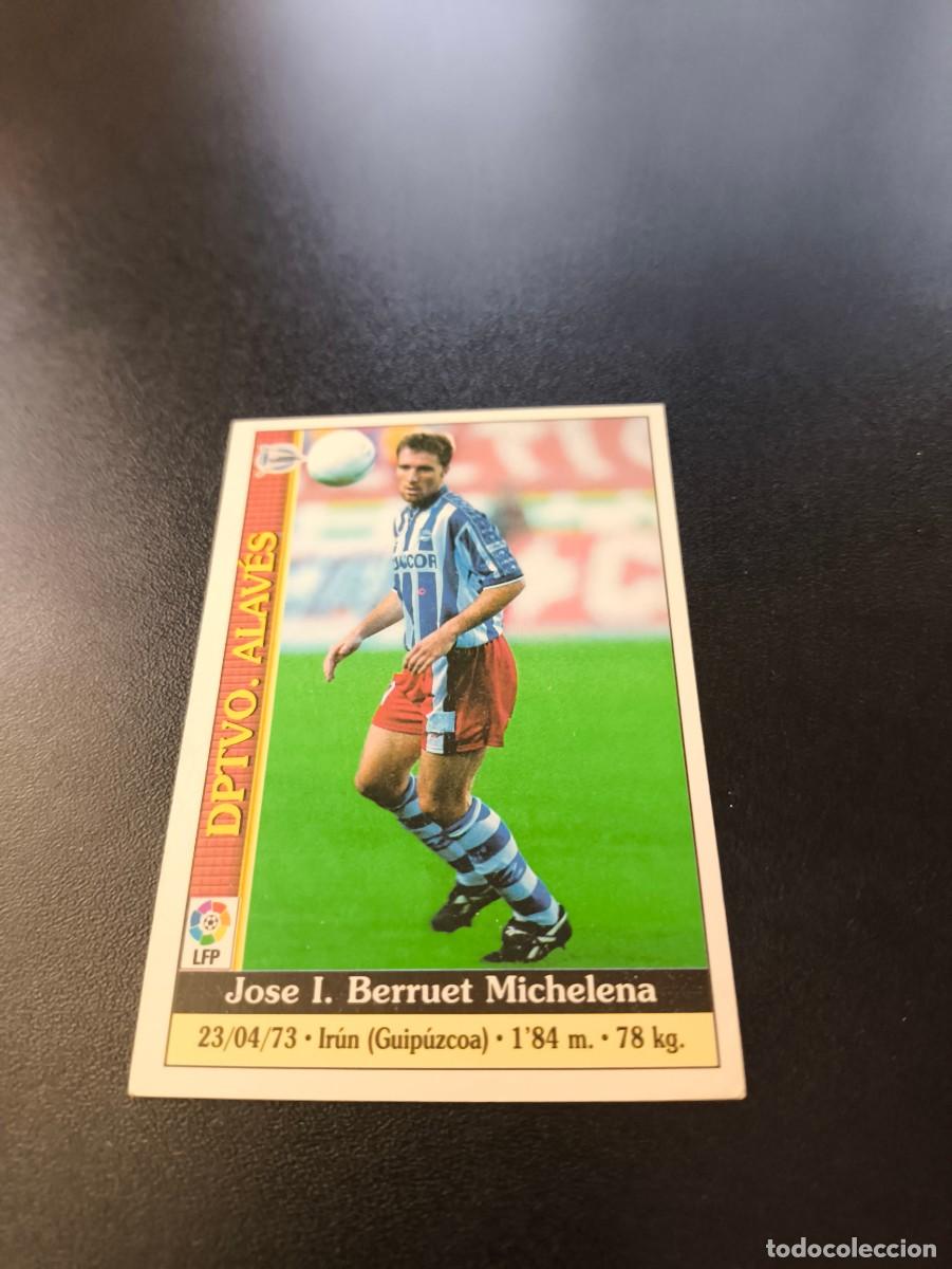 Figurine di Calcio: 276 Berruet ALAVES MUNDICROMO FICHAS LIGA 1999 2000 99 00 NO PANINI ESTE