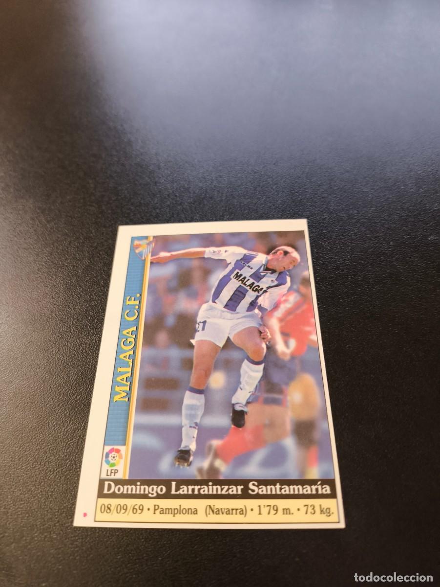Football Stickers: 295 Larrainzar MALAGA MUNDICROMO FICHAS LIGA 1999 2000 99 00 NO PANINI ESTE