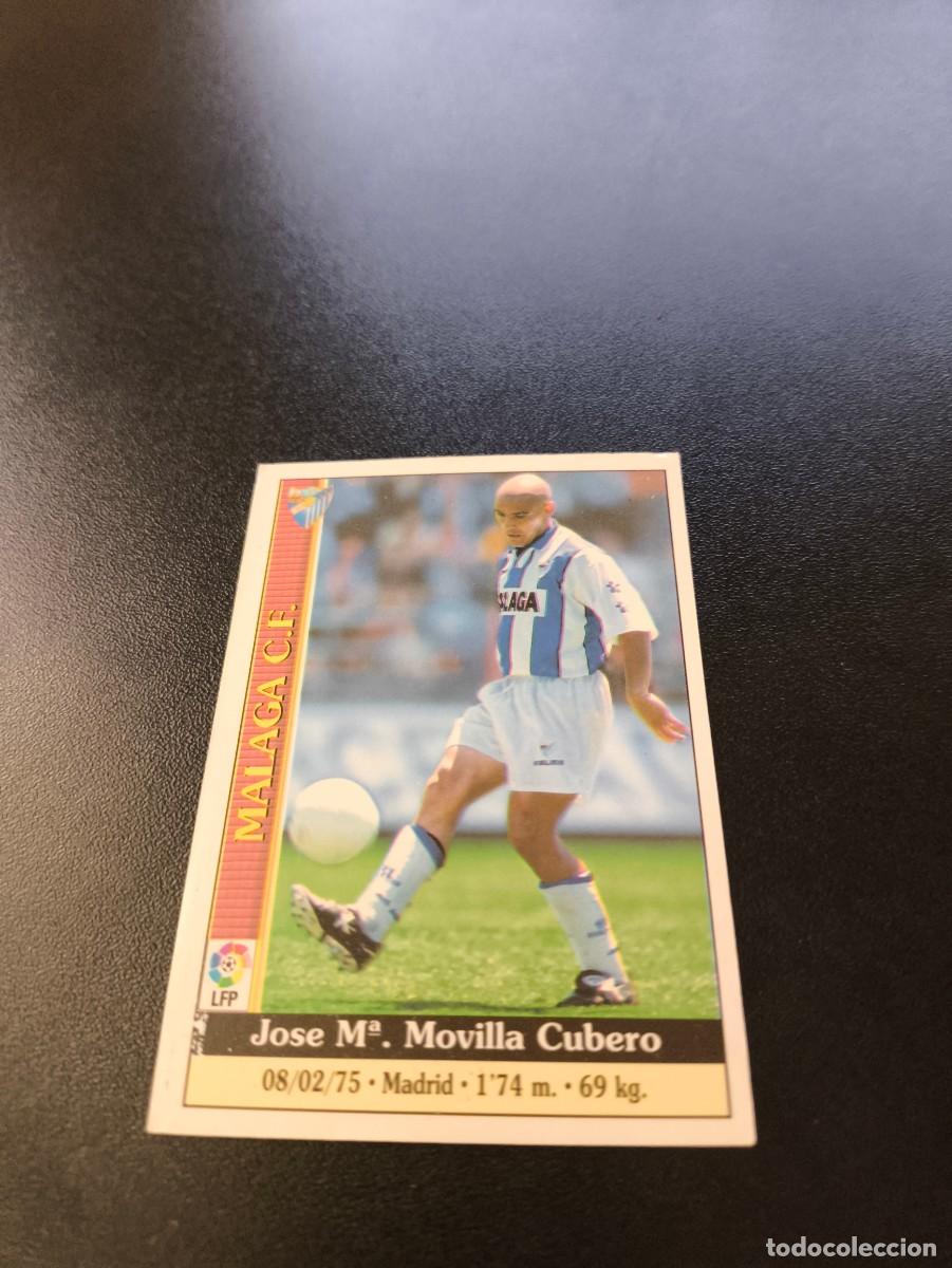 Football Stickers: 298 Movilla MALAGA MUNDICROMO FICHAS LIGA 1999 2000 99 00 NO PANINI ESTE