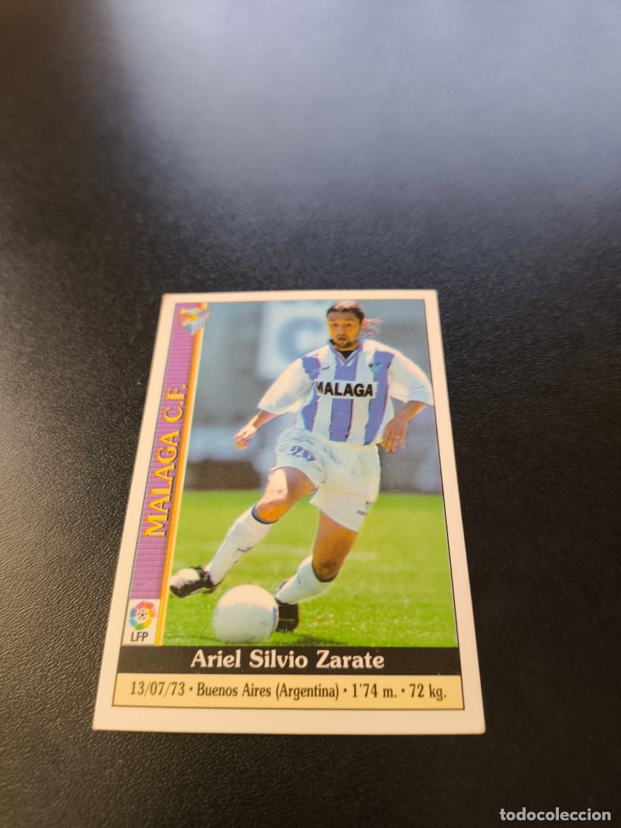 Football Stickers: 300 Zarate MALAGA MUNDICROMO FICHAS LIGA 1999 2000 99 00 NO PANINI ESTE
